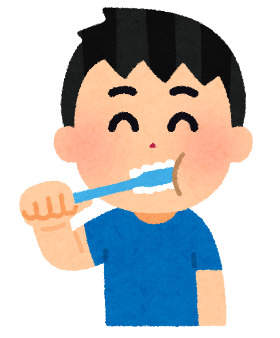 歯磨きをする男の子のイラスト | かわいいフリー素材集 いらすとや